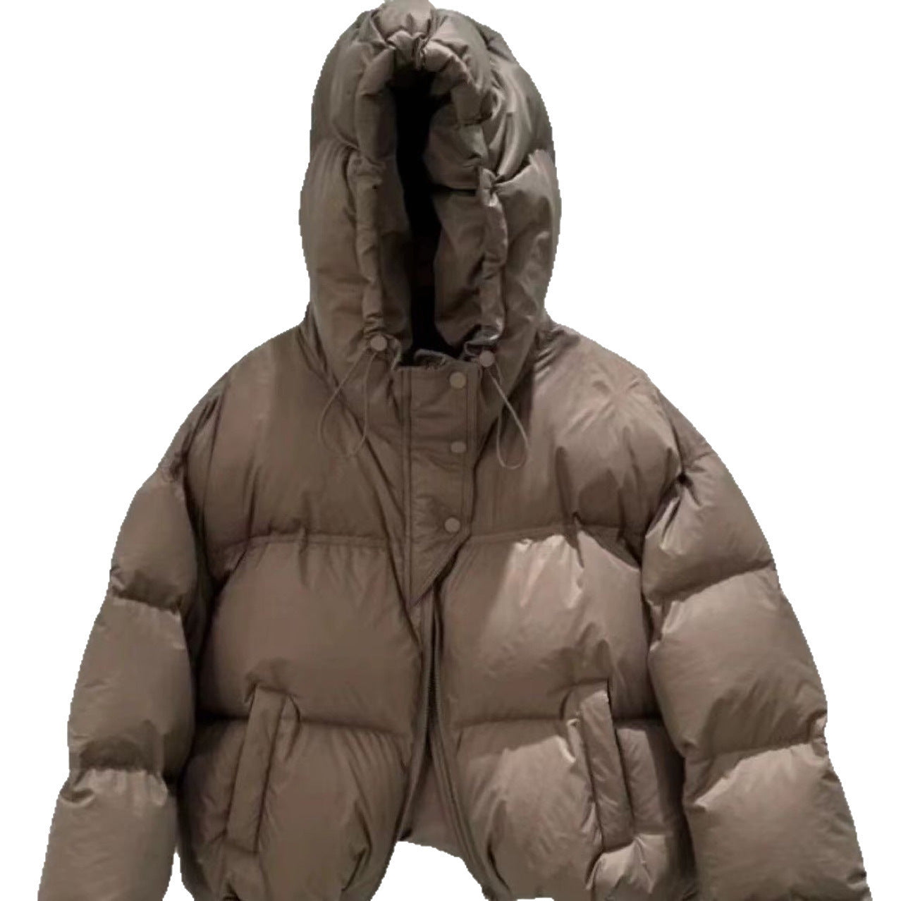 Down Cotton-padded Coat For Women Short Hood Cotton-padded Coat